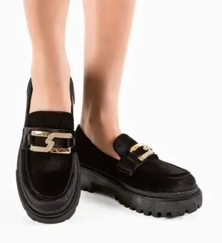 Pantofi casual dama Scarletter Negri imagine