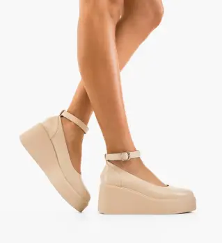 Pantofi Casual dama Shelob Bej imagine