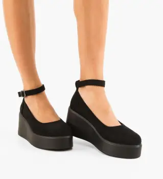 Pantofi Casual dama Shelob Negre 2 imagine