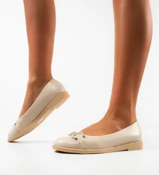 Pantofi casual dama Starry Bej imagine