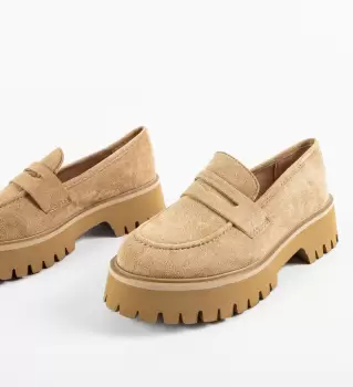 Pantofi Casual dama Stein Camel imagine