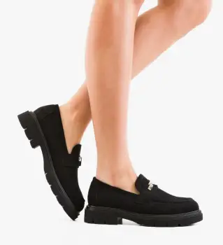 Pantofi casual dama Stende Negri imagine