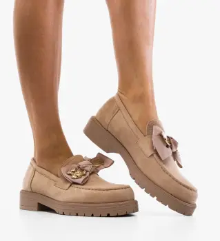 Pantofi casual dama Ster Bej imagine