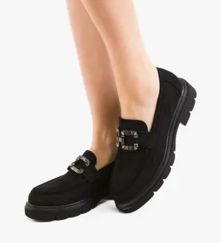 Pantofi casual dama Tenze Negri imagine