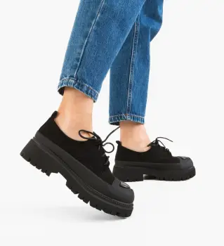 Pantofi Casual dama Theron Negri 2 imagine