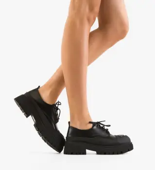 Pantofi Casual dama Theron Negri imagine