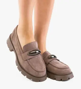 Pantofi casual dama Torant Khaki imagine