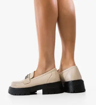 Pantofi casual dama Uster Bej imagine