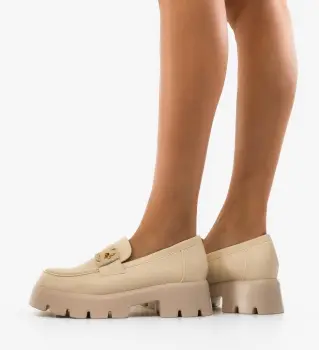 Pantofi Casual dama Vale Bej imagine