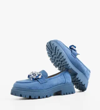 Pantofi Casual dama Vinony Albastri imagine