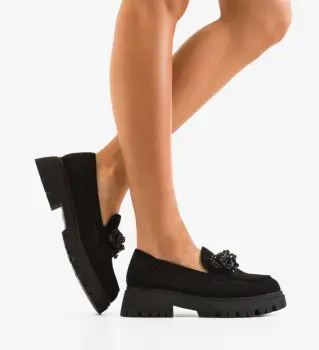 Pantofi Casual dama Vinony Negri imagine