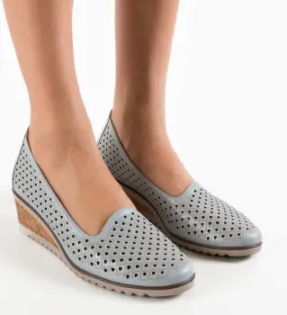 Pantofi Casual dama Vrezik Albastri imagine