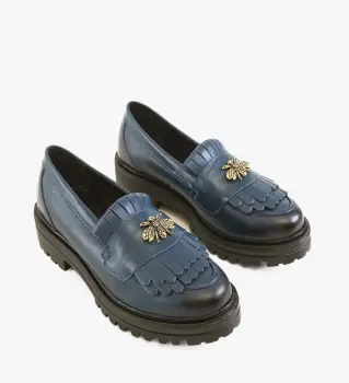 Pantofi casual dama Zenin Bleumarin imagine