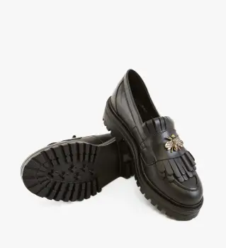 Pantofi casual dama Zenin Negri imagine