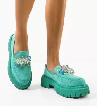 Pantofi Casual Dave Turcoaz imagine