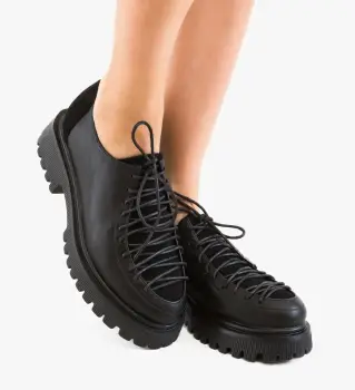 Pantofi casual Deder Negri imagine