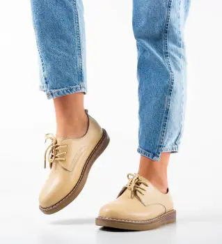 Pantofi Casual Doria Bej imagine