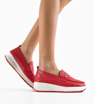 Pantofi Casual Elvina Rosii imagine