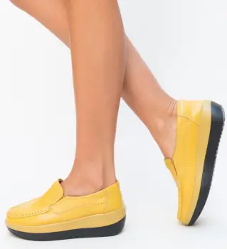 Pantofi Casual Ember Galbeni imagine