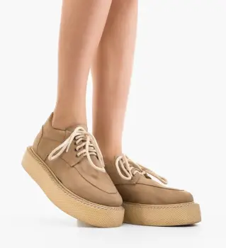 Pantofi Casual Fagen Bej 2 imagine