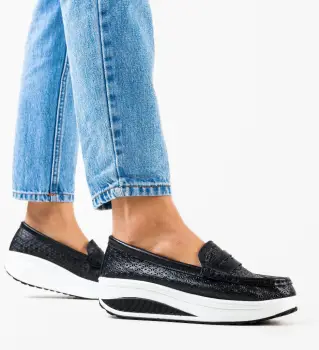 Pantofi Casual Fyrya Negri imagine