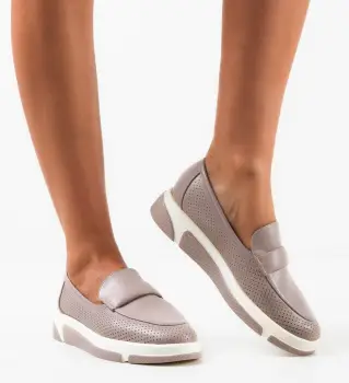 Pantofi Casual Gerta Gri imagine