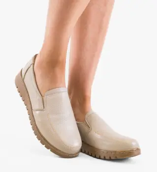 Pantofi Casual Gherghy Bej imagine