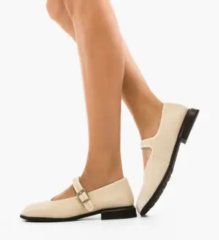 Pantofi Casual Greta Bej imagine