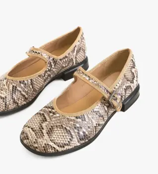 Pantofi Casual Greta Bej 2 imagine