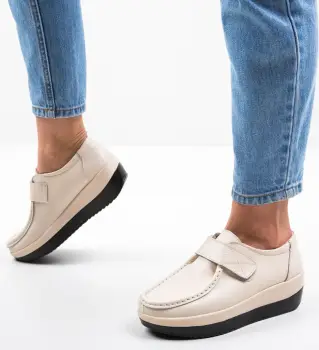 Pantofi Casual Groma Bej imagine