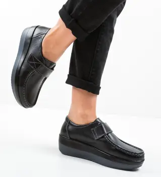 Pantofi Casual Groma Negri imagine