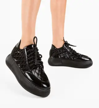 Pantofi Casual Gron Negri imagine