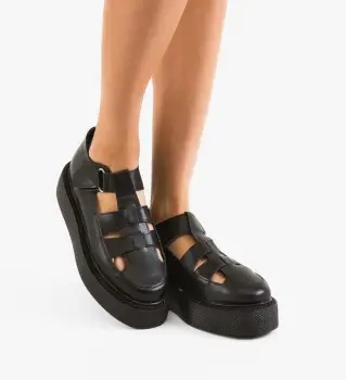 Pantofi Casual Gryndy Negri imagine