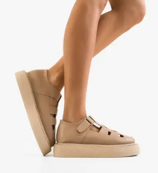 Pantofi Casual Gryndy Nude imagine