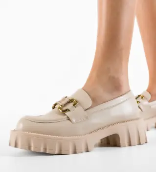 Pantofi Casual Gully Bej imagine