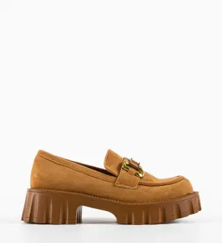 Pantofi Casual Gully Camel imagine