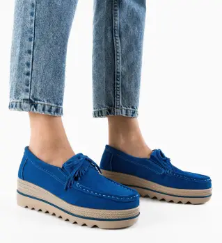 Pantofi Casual Hipok Albastri 2 imagine