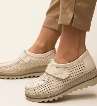 Pantofi Casual Histria Bej imagine