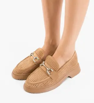 Pantofi Casual Irry Khaki imagine