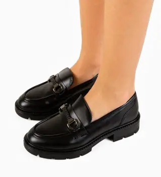 Pantofi Casual Itoro Negri imagine