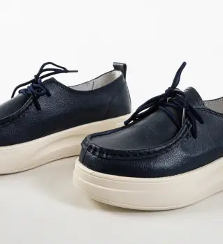 Pantofi Casual Jange Bleumarin imagine