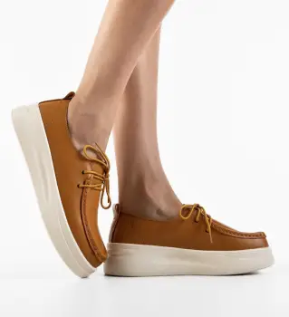 Pantofi Casual Jange Galbeni imagine