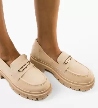 Pantofi Casual Jenny Bej imagine