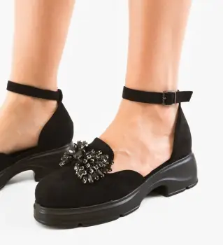 Pantofi Casual Jodet Negri imagine