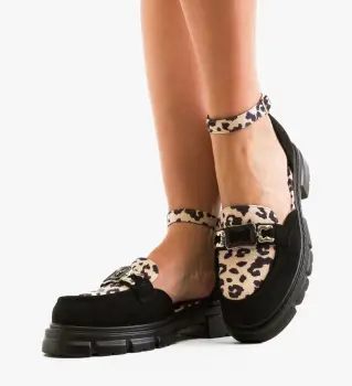 Pantofi Casual Juliet Animal Print imagine