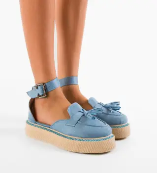 Pantofi Casual Kalin Albastri 2 imagine