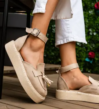 Pantofi Casual Kalin Bej imagine