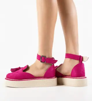 Pantofi Casual Kalin Fuchsia imagine