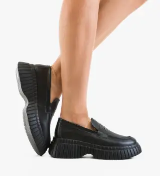 Pantofi Casual Kalte Negri 2 imagine