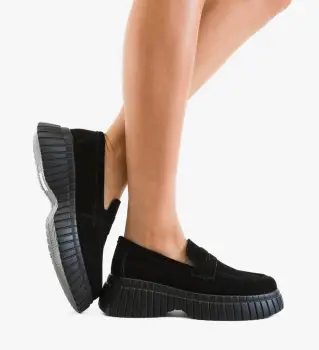 Pantofi Casual Kalte Negri imagine